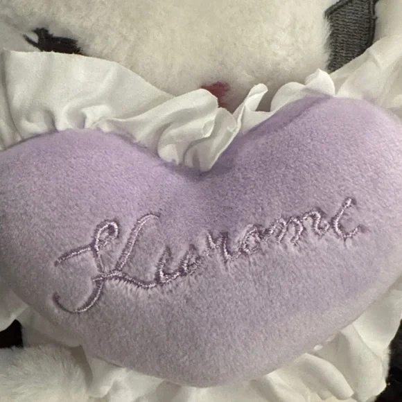 Sanrio Kuromi Plush Toy Holding a Purple Heart 💜 - Picture 8 of 11
